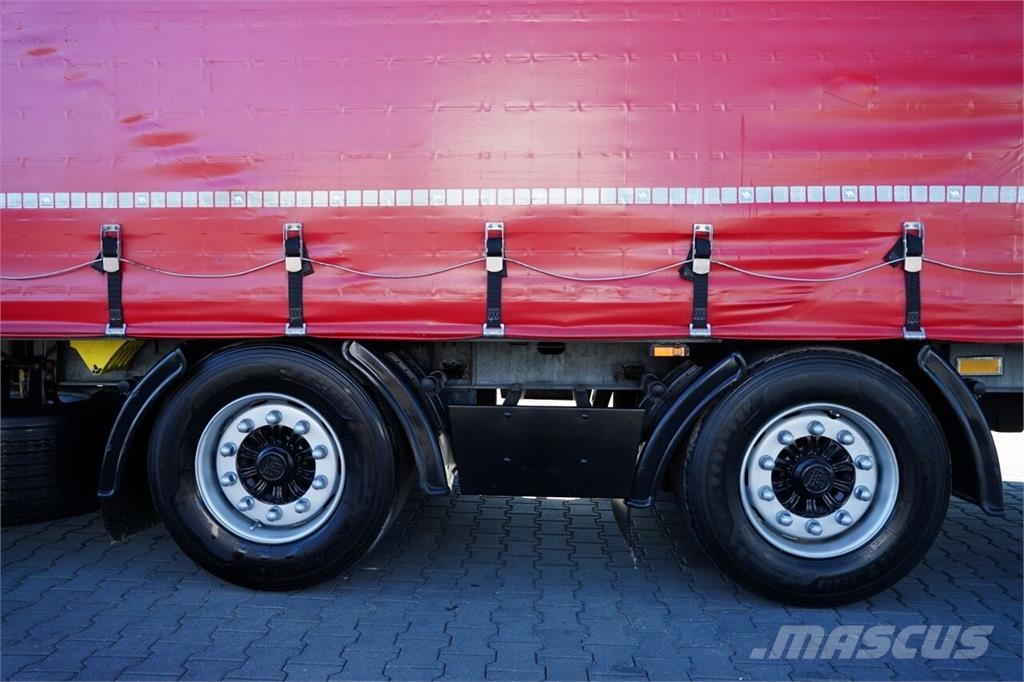 Mercedes-Benz ACTROS 2545 / ZESTAW TANDEM 120 M3 / PRZEJAZDOWY / Pritsche & Plane