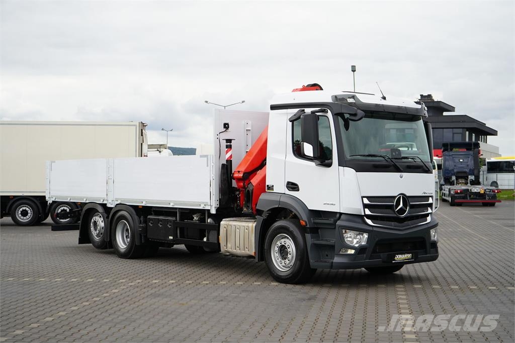 Mercedes-Benz ANTOS / 2536 / ACC / 6 X 2 / SKRZYNIOWY + HDS / PA Madelautod