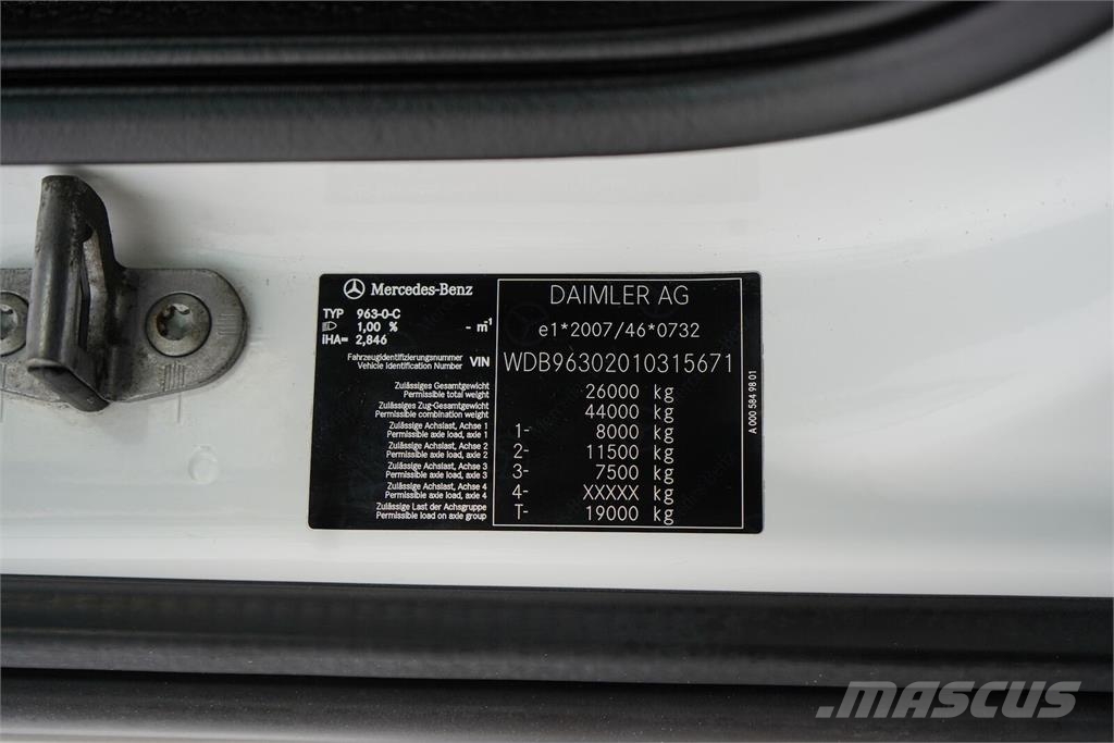 Mercedes-Benz ANTOS / 2536 / ACC / 6 X 2 / SKRZYNIOWY + HDS / PA Madelautod