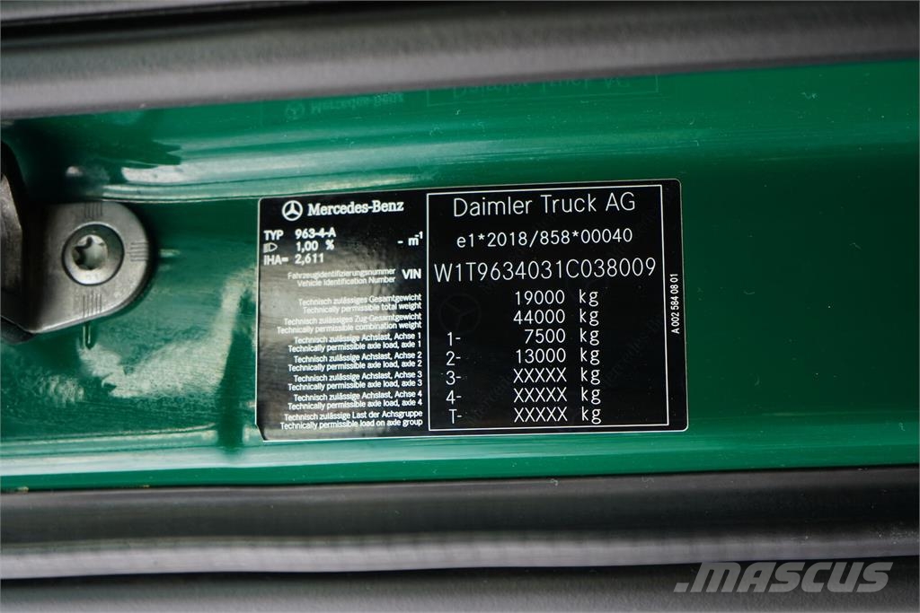 Mercedes-Benz ACTROS / 1845 / E 6 / MP 5 / STREAM SPACE / I - CO وحدات الجر