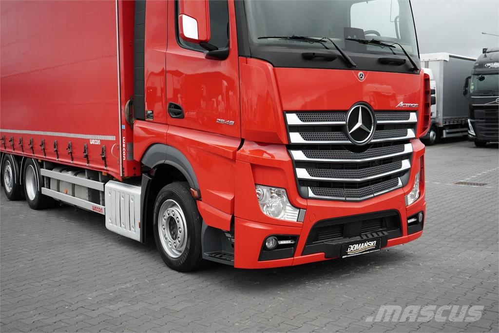 Mercedes-Benz ACTROS / 2548 / ACC / E 6 / ZESTAW PRZEJAZDOWY 120 Elhúzható ponyvás