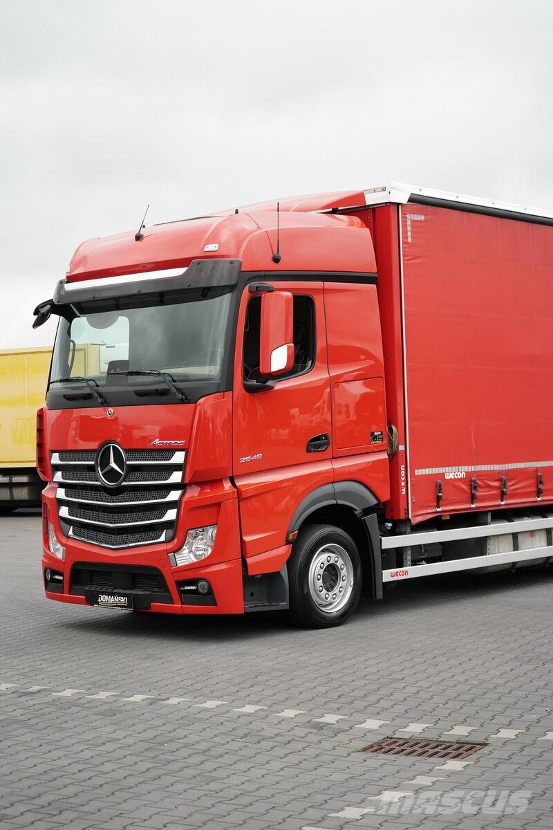 Mercedes-Benz ACTROS / 2548 / ACC / E 6 / ZESTAW PRZEJAZDOWY 120 Elhúzható ponyvás