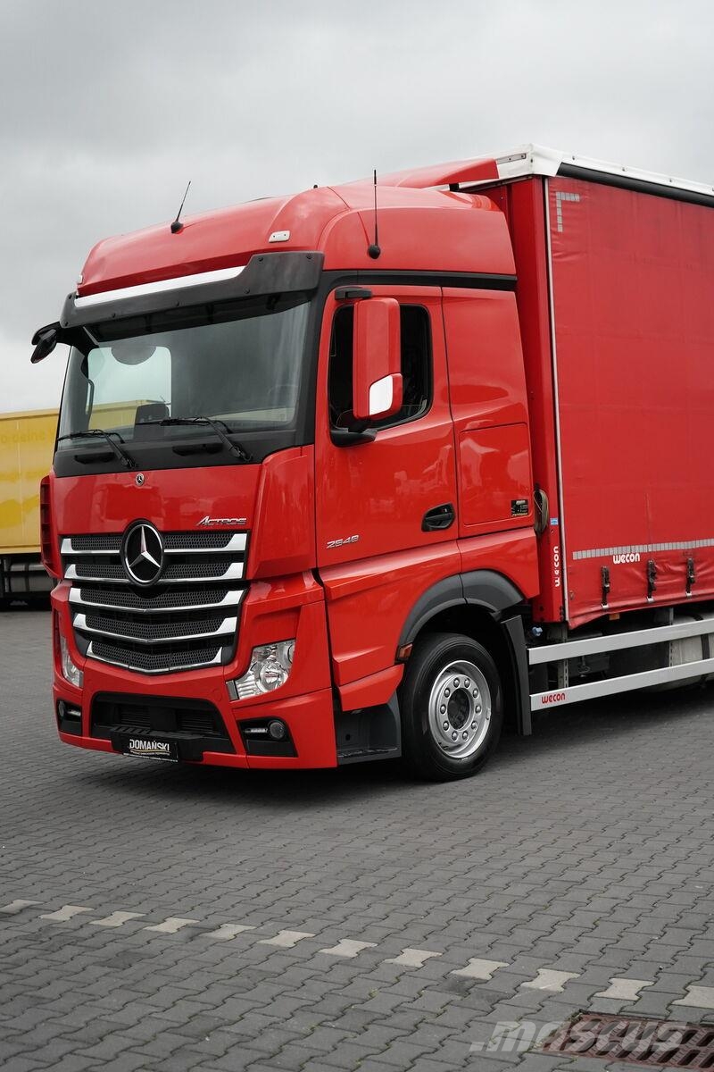 Mercedes-Benz ACTROS / 2548 / ACC / E 6 / ZESTAW PRZEJAZDOWY 120 Elhúzható ponyvás