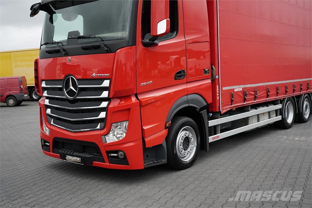 Mercedes-Benz ACTROS / 2548 / ACC / E 6 / ZESTAW PRZEJAZDOWY 120 Elhúzható ponyvás