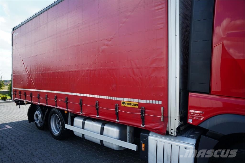 Mercedes-Benz ACTROS 2545 / FIRANKA - 7,4 M / SOLÓWKA / MEGA / P Camiones de caja de lona