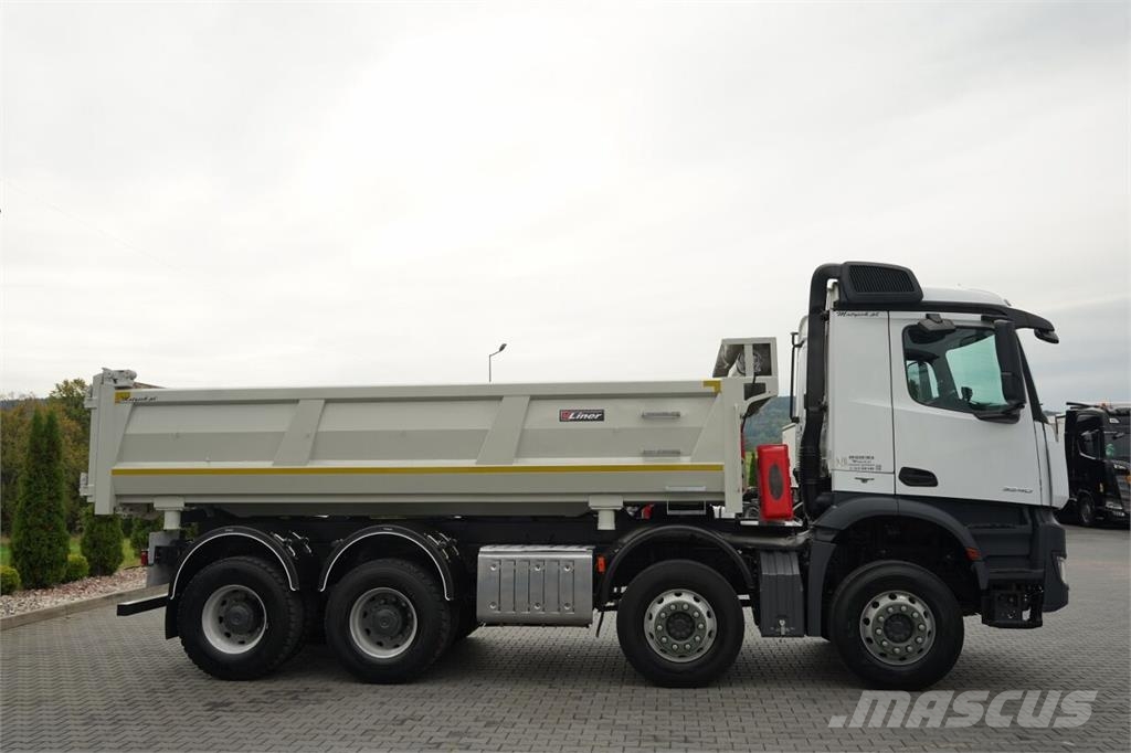 Mercedes-Benz AROCS 3240 / 8x4 / WYWROTKA - 5,7 M / HYDROBURTA / Camion benne