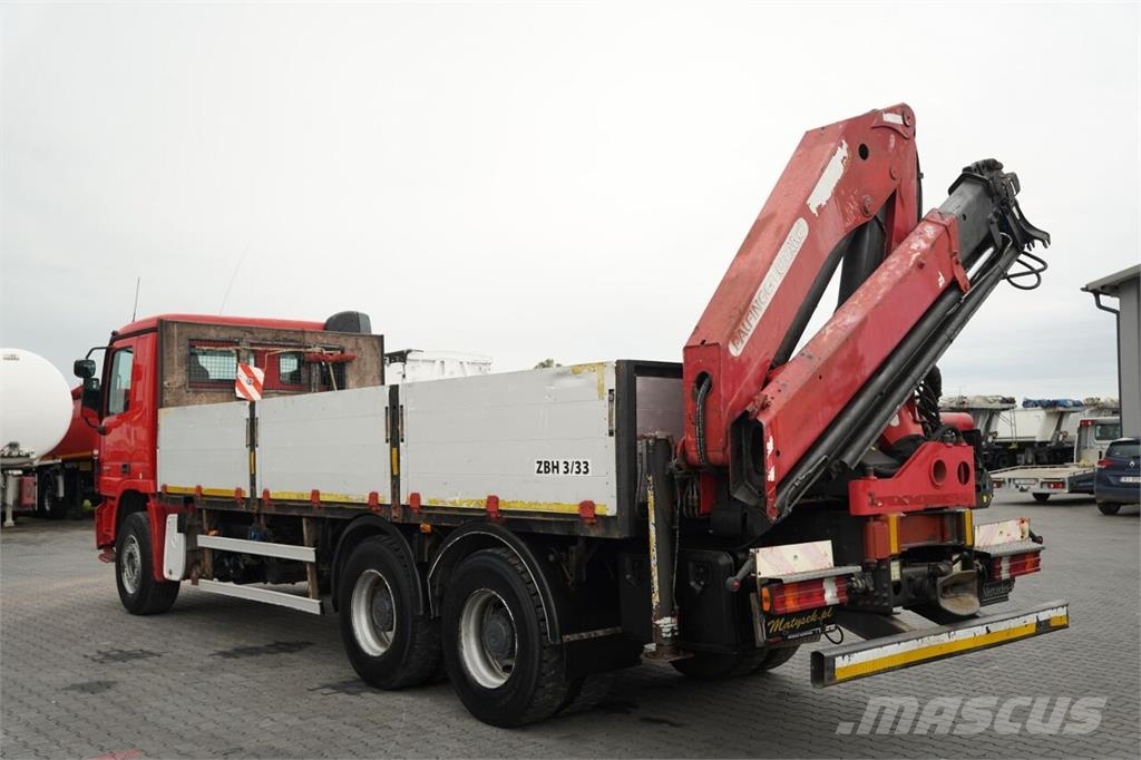 Mercedes-Benz AROCS 2636 / 6x4 / BURTOWA - 6,6 M / HDS PALFINGER Kamioni sa otvorenim sandukom