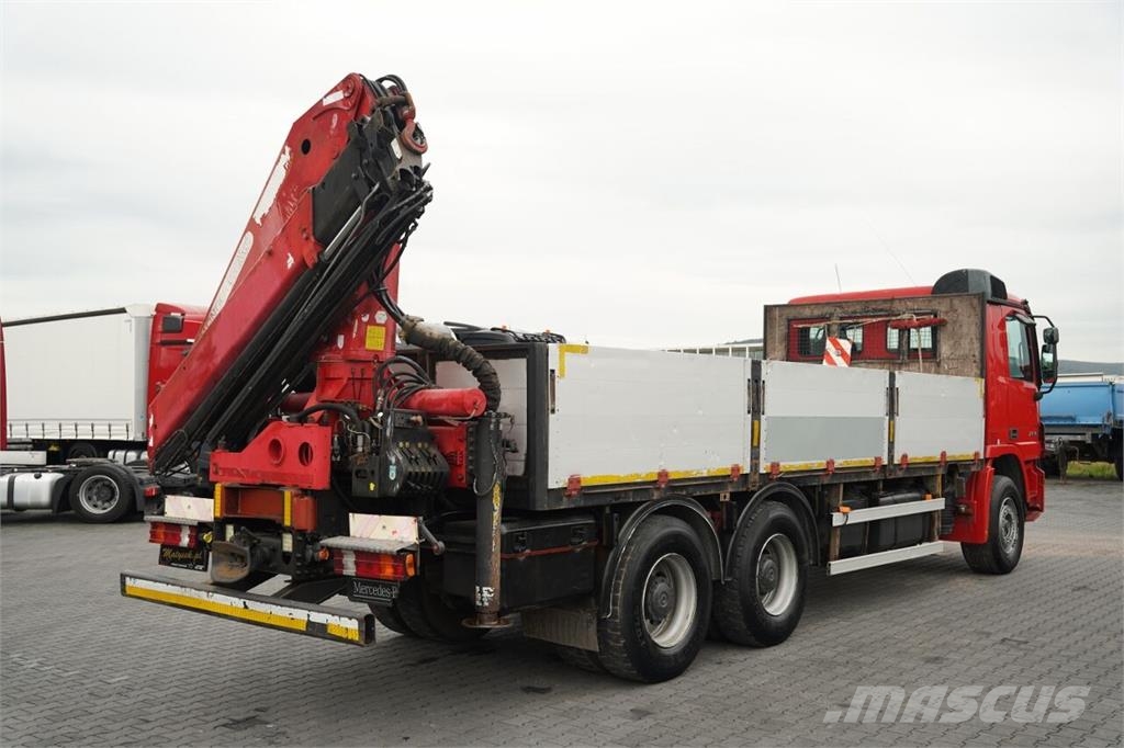 Mercedes-Benz AROCS 2636 / 6x4 / BURTOWA - 6,6 M / HDS PALFINGER Kamioni sa otvorenim sandukom