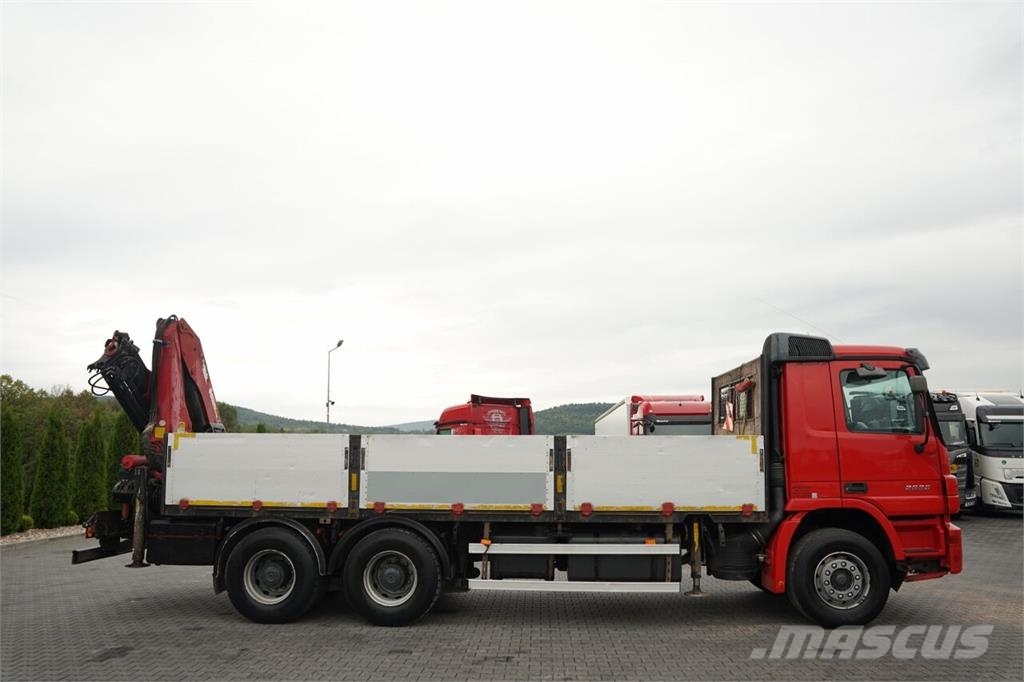 Mercedes-Benz AROCS 2636 / 6x4 / BURTOWA - 6,6 M / HDS PALFINGER Kamioni sa otvorenim sandukom
