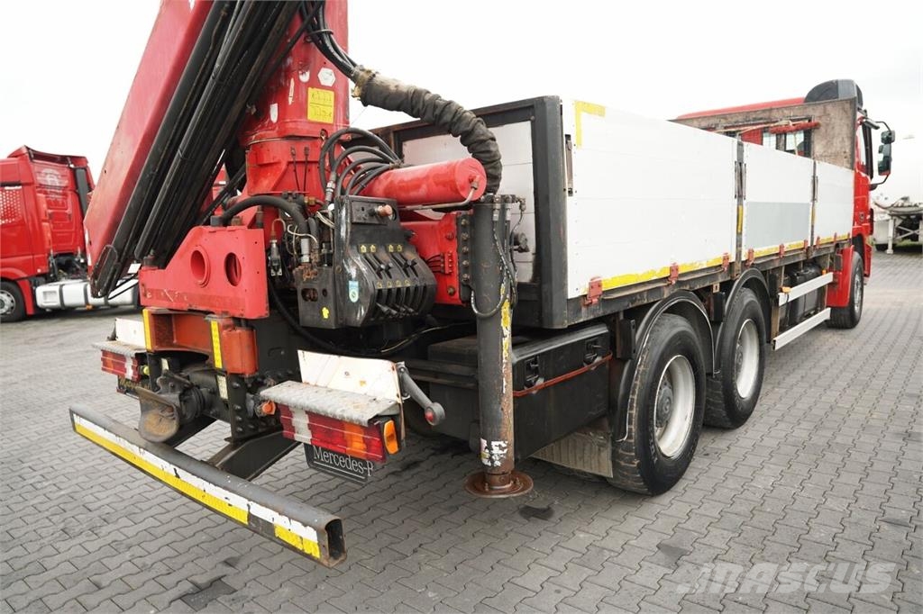 Mercedes-Benz AROCS 2636 / 6x4 / BURTOWA - 6,6 M / HDS PALFINGER Kamioni sa otvorenim sandukom