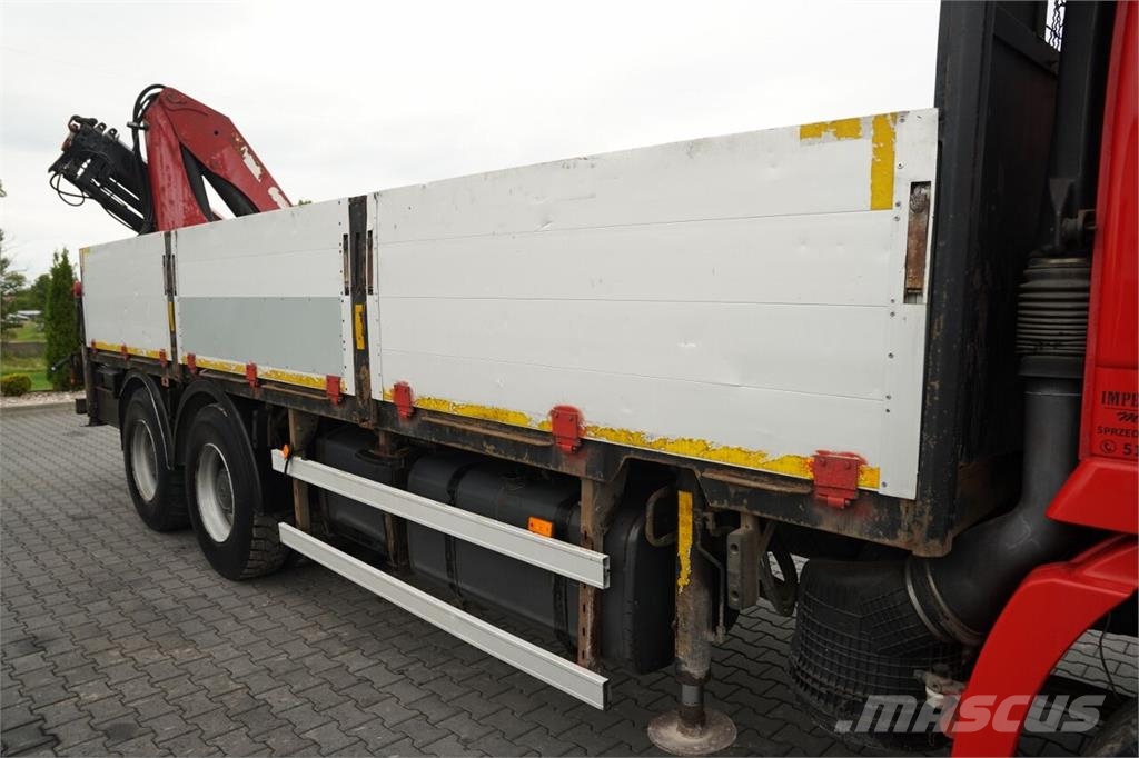 Mercedes-Benz AROCS 2636 / 6x4 / BURTOWA - 6,6 M / HDS PALFINGER Kamioni sa otvorenim sandukom