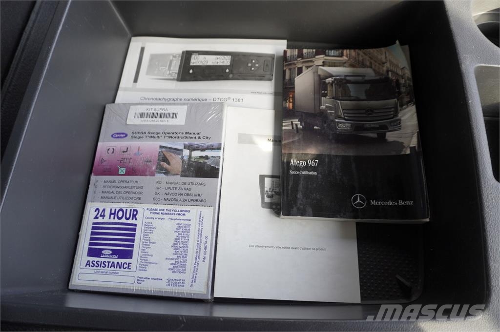 Mercedes-Benz Atego 1323 / Cazaux 17 EPAL refrigerator / Carrier Vilkikai šaldytuvai