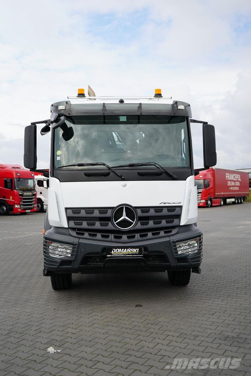 Mercedes-Benz AROCS / 2636 / E 6 / WYWROTKA + HDS / 6 X 4 / HIAB Sklápače