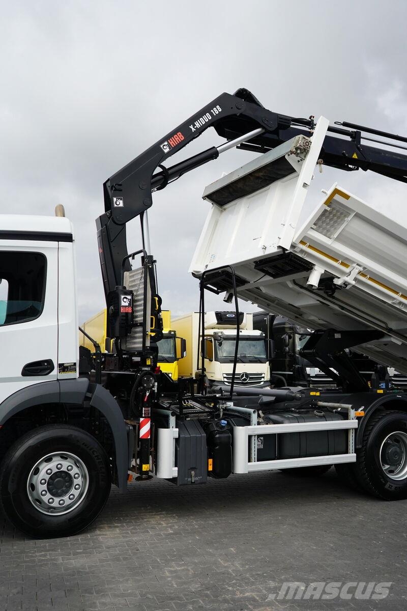 Mercedes-Benz AROCS / 2636 / E 6 / WYWROTKA + HDS / 6 X 4 / HIAB Sklápače