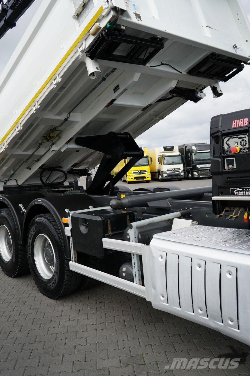 Mercedes-Benz AROCS / 2636 / E 6 / WYWROTKA + HDS / 6 X 4 / HIAB Sklápače