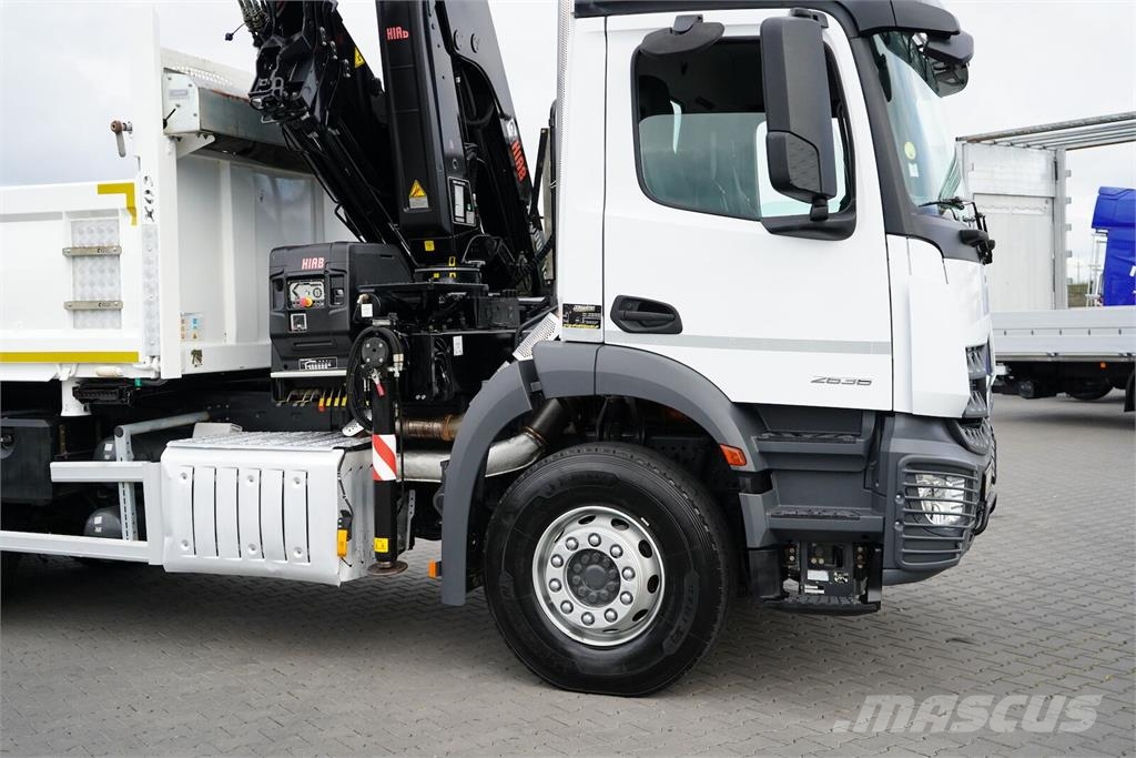 Mercedes-Benz AROCS / 2636 / E 6 / WYWROTKA + HDS / 6 X 4 / HIAB Sklápače