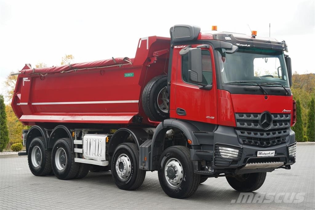 Mercedes-Benz AROCS 4145 / 8x6 / WYWROTKA TYLNOZSYPOWA / MANUAL Tipper trucks