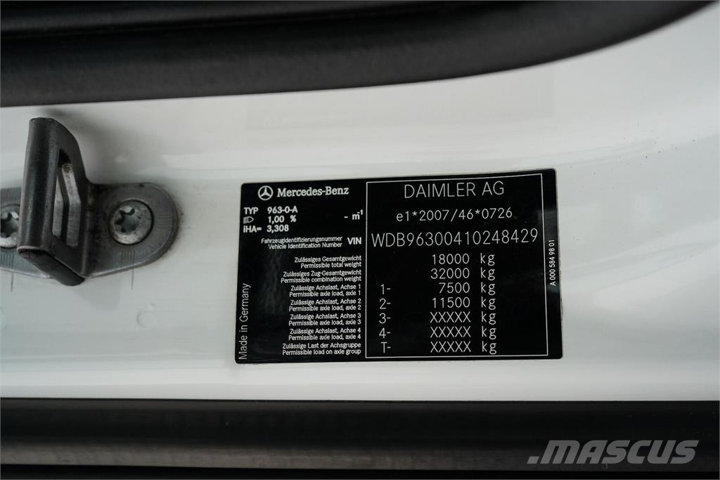 Mercedes-Benz ACTROS / 1830 / ACC / E 6 / ZESTAW PRZEJAZDOWY 120 Caminhões com cortinas laterais