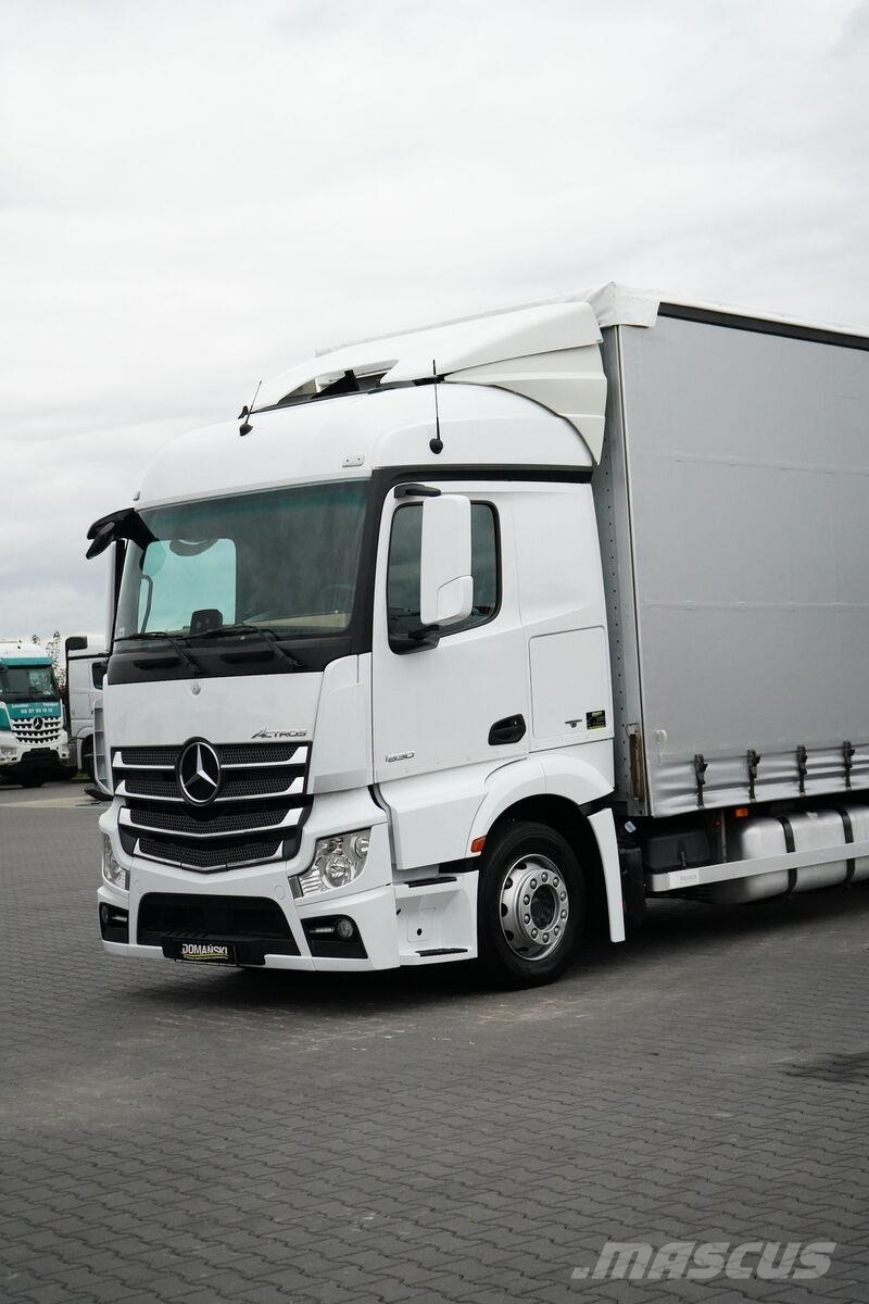 Mercedes-Benz ACTROS / 1830 / ACC / E 6 / ZESTAW PRZEJAZDOWY 120 Caminhões com cortinas laterais