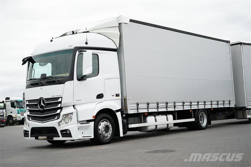Mercedes-Benz ACTROS / 1830 / ACC / E 6 / ZESTAW PRZEJAZDOWY 120 Caminhões com cortinas laterais