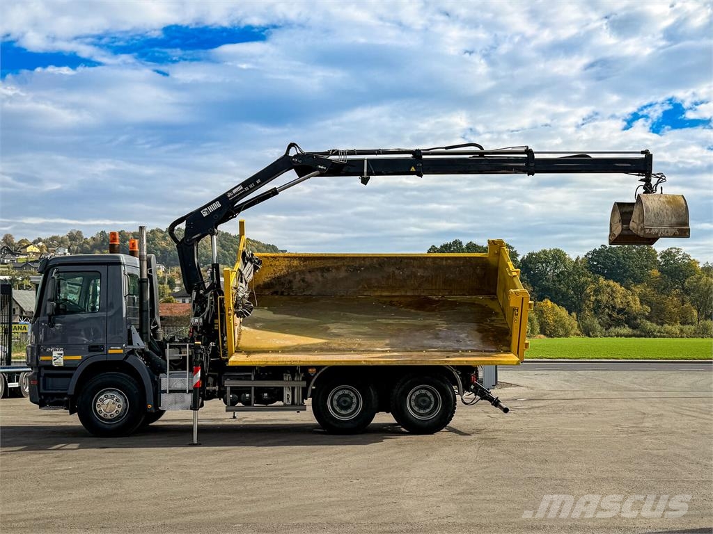 Mercedes-Benz ACTROS 2636* KIPPER 4,80 + KRAN / 6x4 Tipper trucks