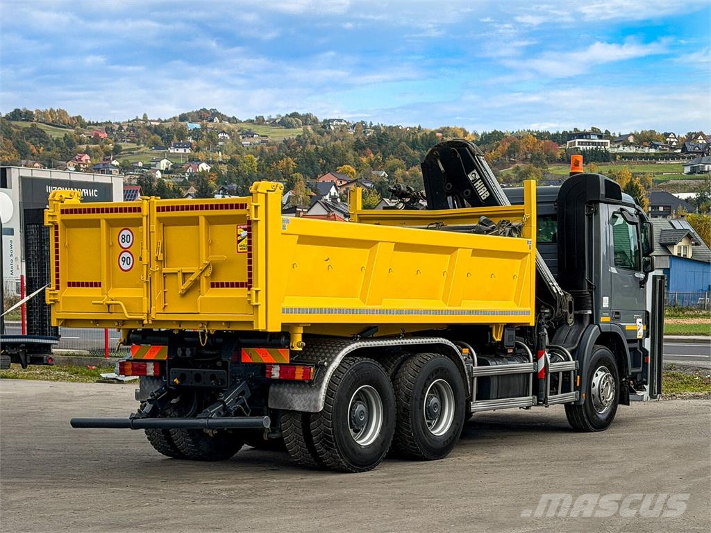 Mercedes-Benz ACTROS 2636* KIPPER 4,80 + KRAN / 6x4 Tipper trucks