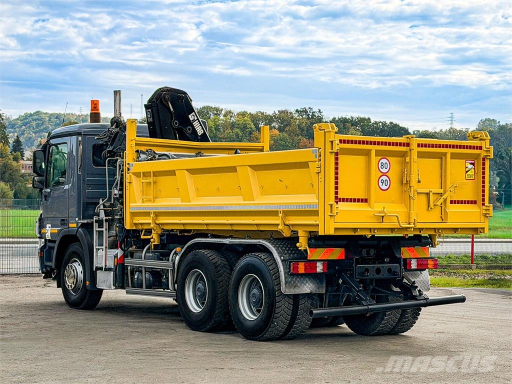 Mercedes-Benz ACTROS 2636* KIPPER 4,80 + KRAN / 6x4 Tipper trucks
