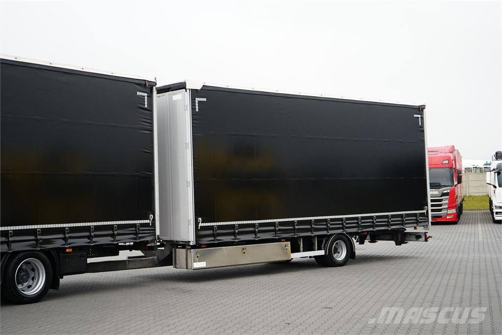 Mercedes-Benz ACTROS / 1830 / ACC / E 6 / ZESTAW PRZEJAZDOWY 120 Zaplachtované vozy