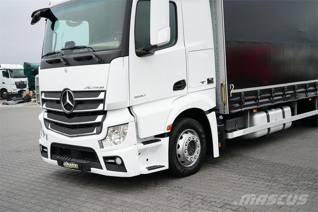 Mercedes-Benz ACTROS / 1830 / ACC / E 6 / ZESTAW PRZEJAZDOWY 120 Zaplachtované vozy