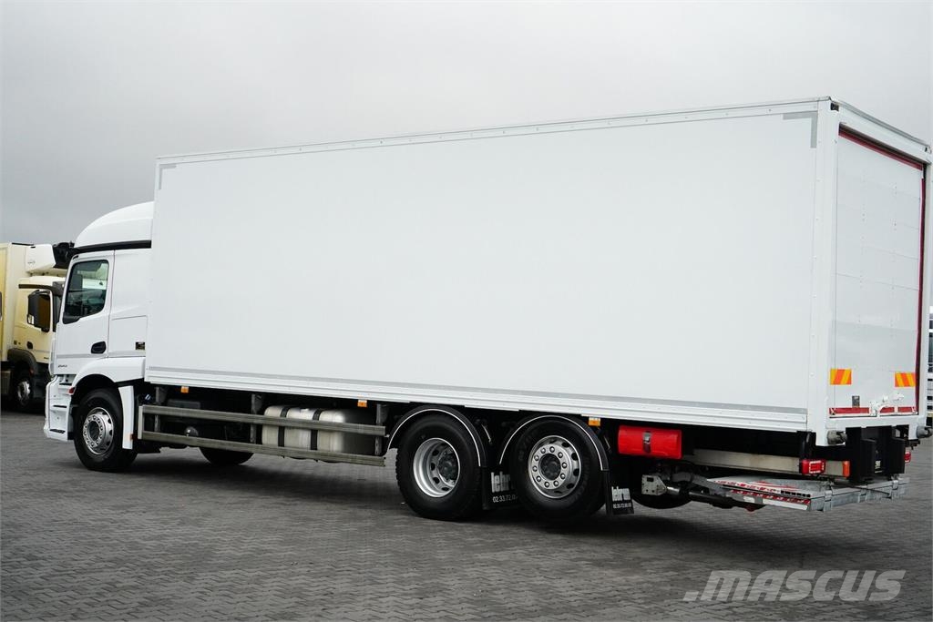 Mercedes-Benz ACTROS / 2543 / E 6 / MP 5 / KONTENER + WINDA / 21 Samochody ciężarowe ze skrzynią zamkniętą