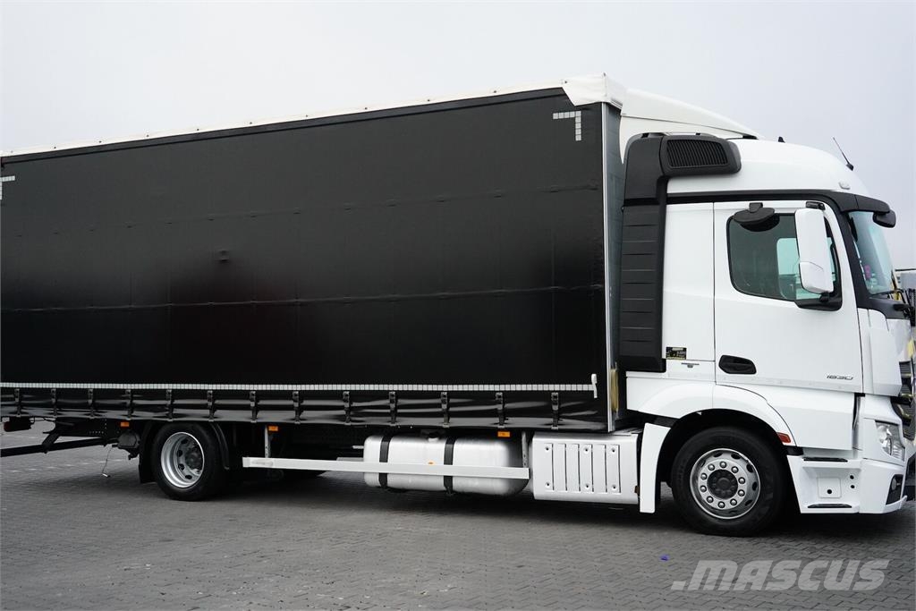 Mercedes-Benz ACTROS / 1830 / ACC / E 6 / FIRANKA / 19 PALET / Ł شاحنات بغطاء جانبي