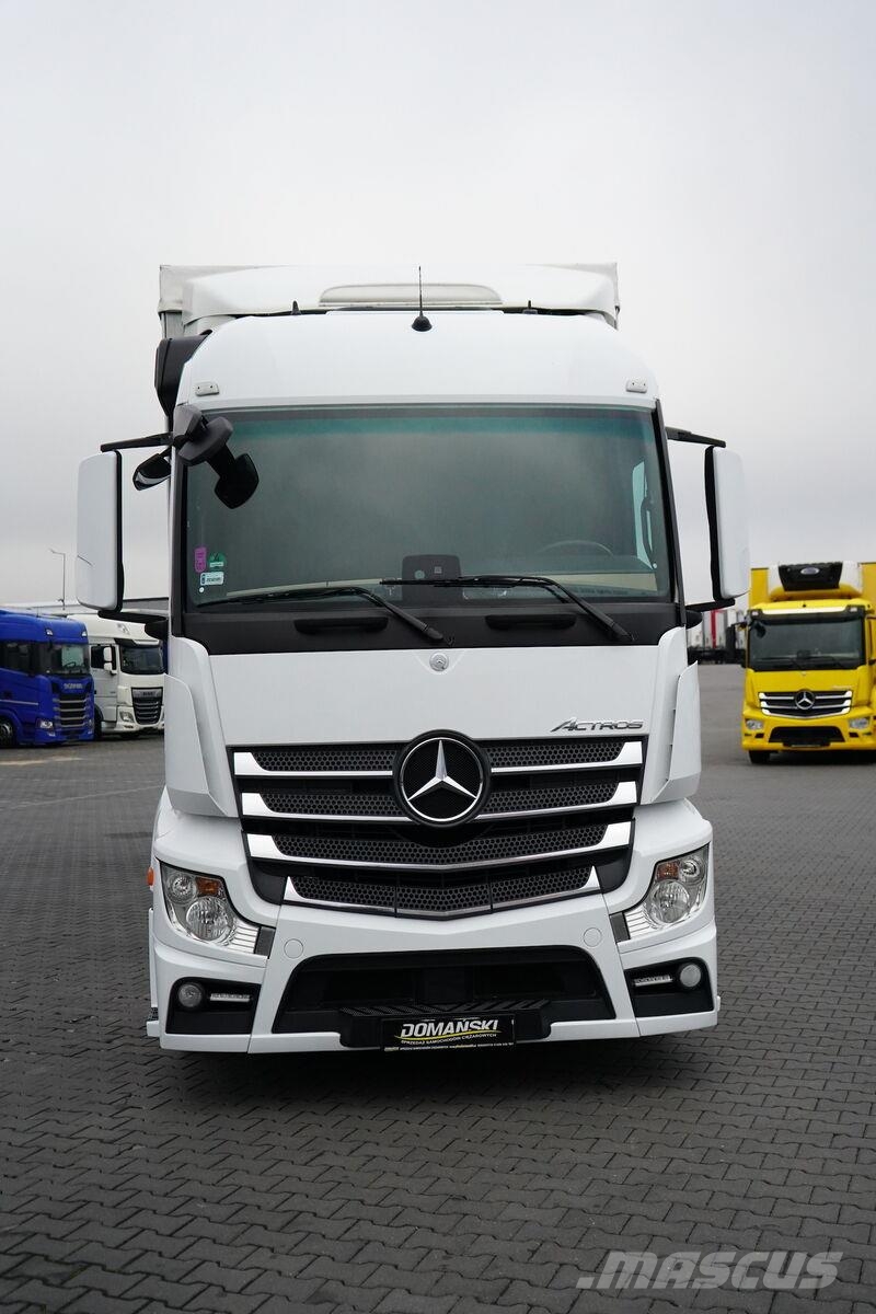 Mercedes-Benz ACTROS / 1830 / ACC / E 6 / FIRANKA / 19 PALET / Ł شاحنات بغطاء جانبي