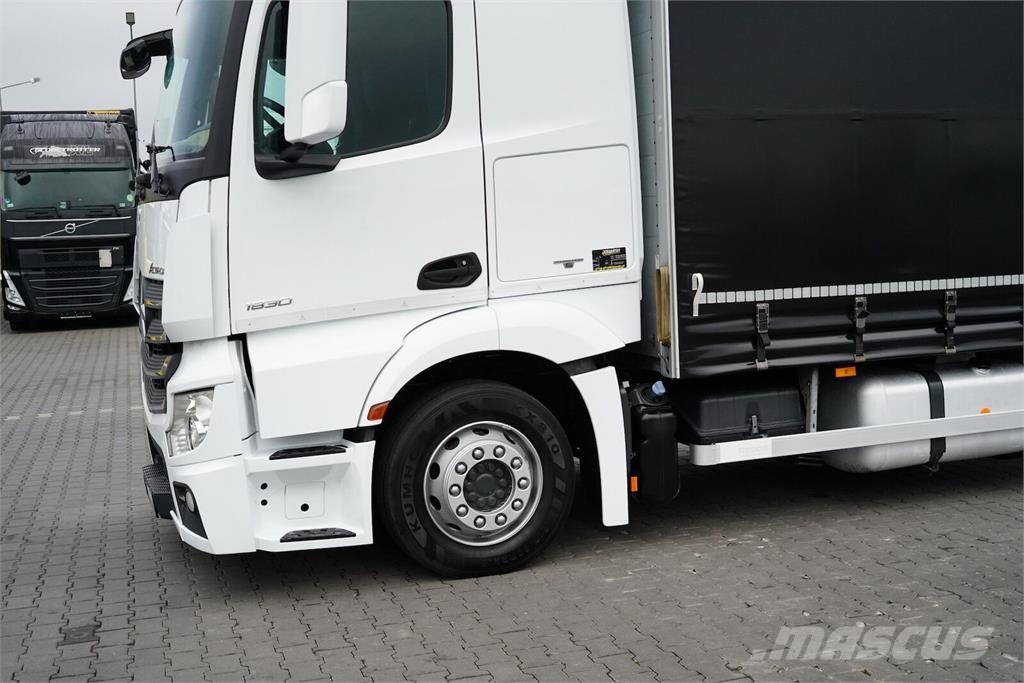 Mercedes-Benz ACTROS / 1830 / ACC / E 6 / FIRANKA / 19 PALET / Ł شاحنات بغطاء جانبي