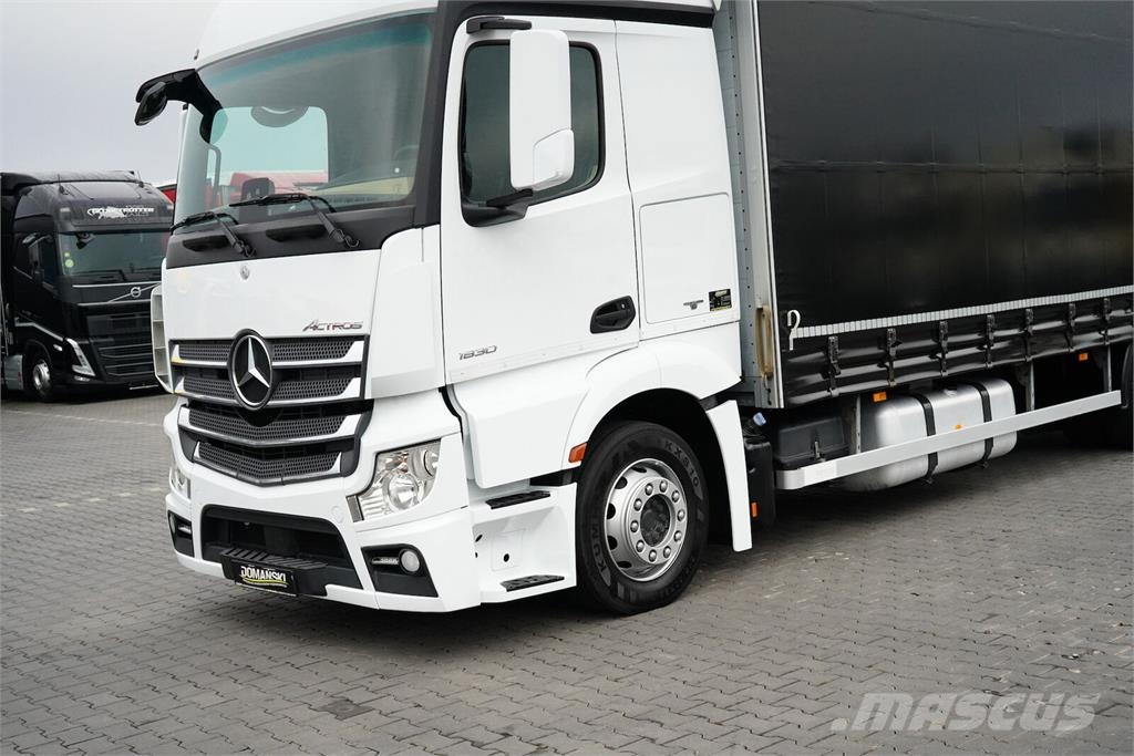 Mercedes-Benz ACTROS / 1830 / ACC / E 6 / FIRANKA / 19 PALET / Ł شاحنات بغطاء جانبي