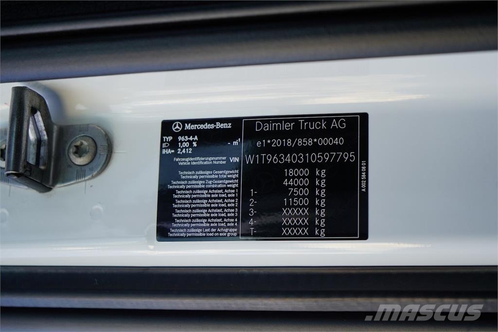 Mercedes-Benz ACTROS L / 1851 / ACC / E 6 / MP 5 / I – COOL / RE Prime Movers
