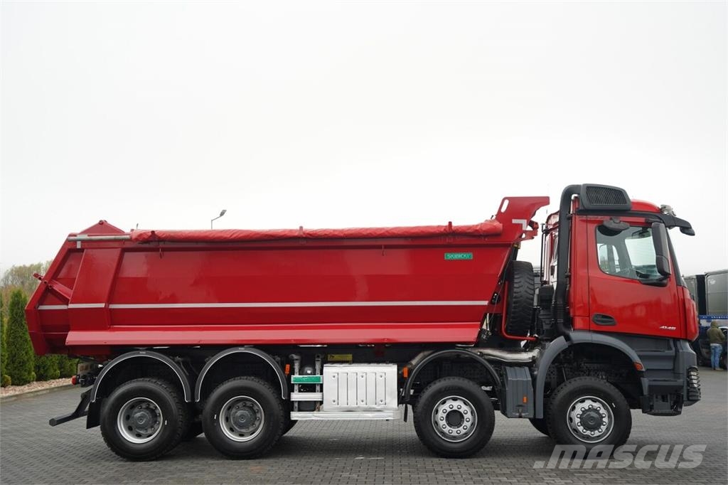 Mercedes-Benz AROCS 4145 / 8x6 / WYWROTKA TYLNOZSYPOWA / SKIBICK شاحنات قلابة
