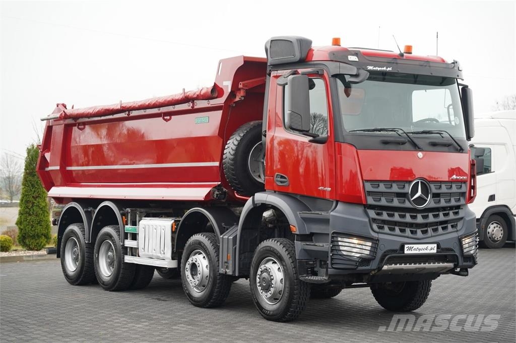 Mercedes-Benz AROCS 4145 / 8x6 / WYWROTKA TYLNOZSYPOWA / SKIBICK شاحنات قلابة