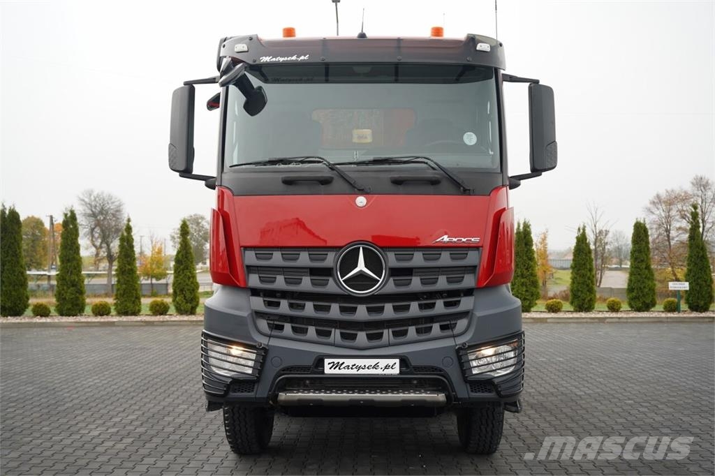 Mercedes-Benz AROCS 4145 / 8x6 / WYWROTKA TYLNOZSYPOWA / SKIBICK شاحنات قلابة