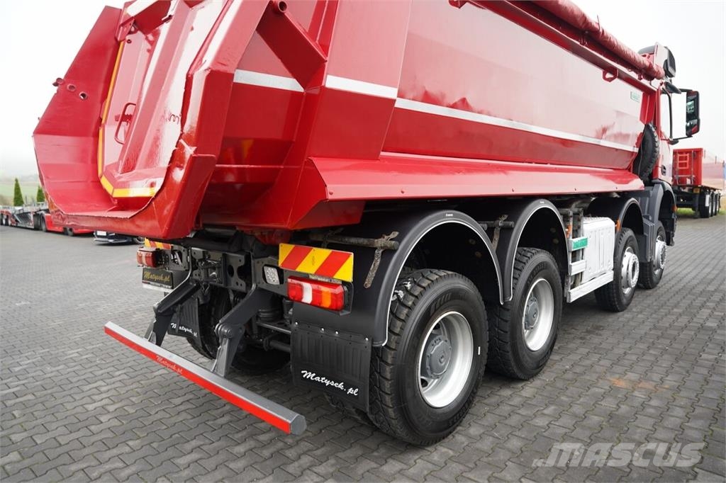 Mercedes-Benz AROCS 4145 / 8x6 / WYWROTKA TYLNOZSYPOWA / SKIBICK شاحنات قلابة