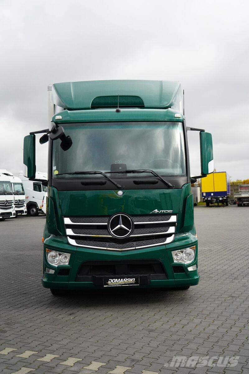 Mercedes-Benz ANTOS / 1833 / E 6 / KONTENER + WINDA / 21 PALET / Dobozos teherautók