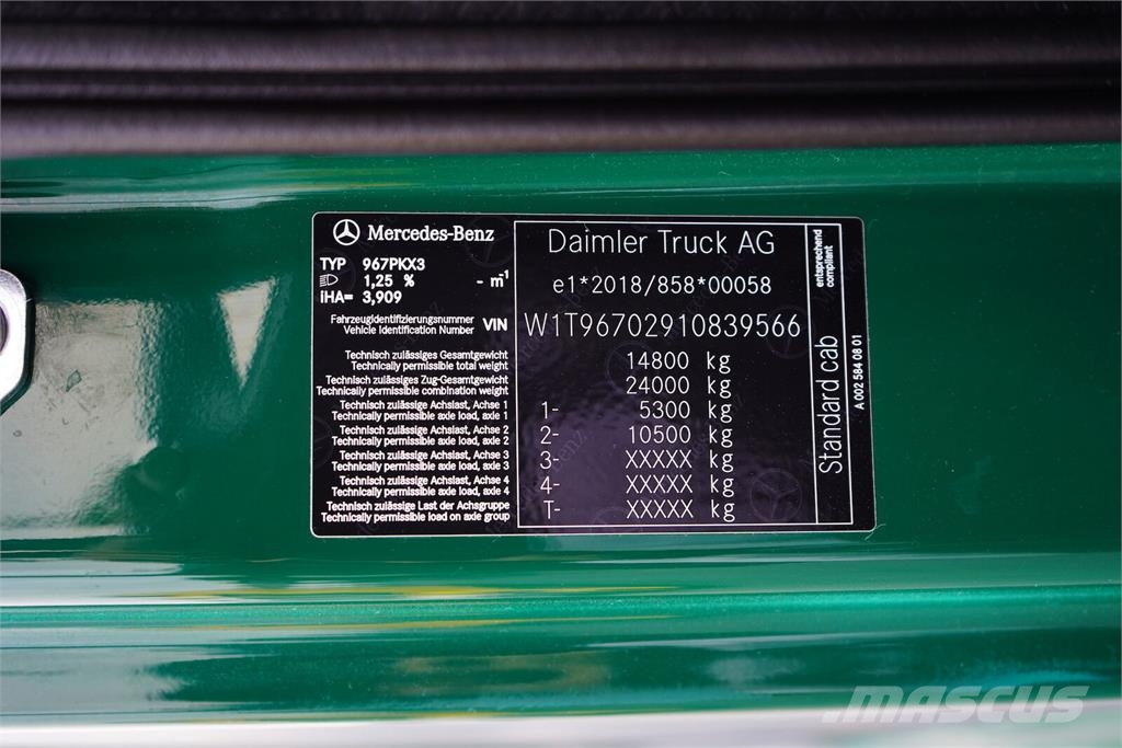 Mercedes-Benz ATEGO / 1524 / E 6 / KONTENER + WINDA / 18 PALET / Furgoonautod