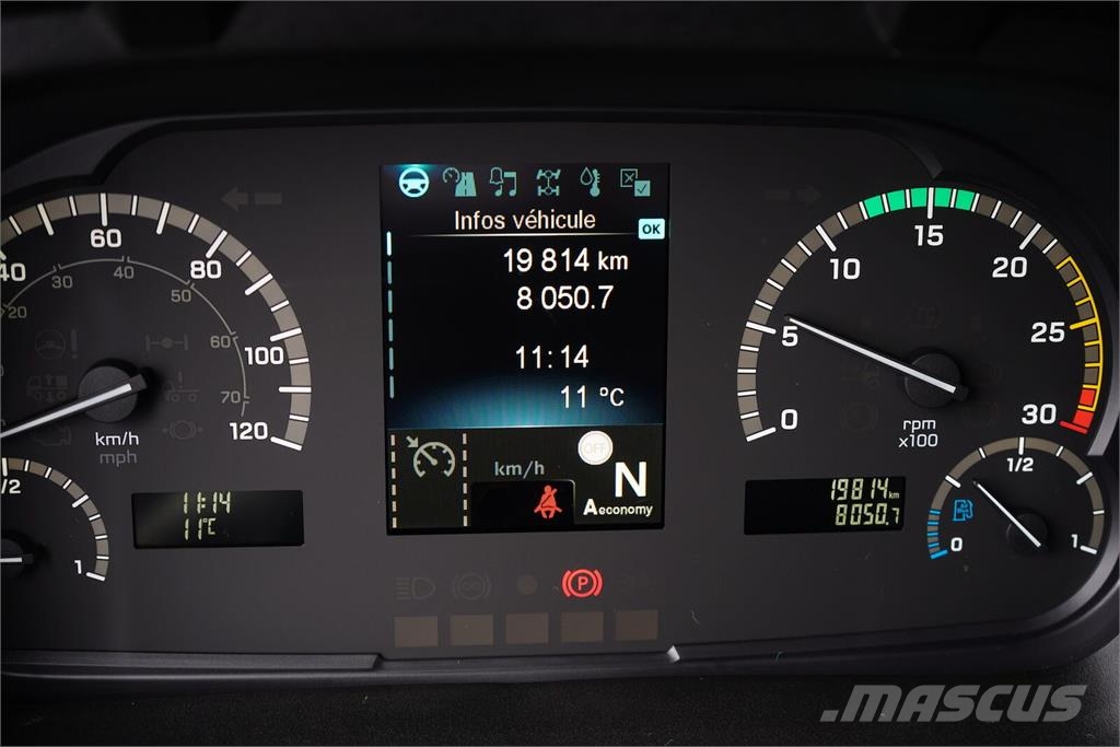 Mercedes-Benz ATEGO / 1524 / E 6 / KONTENER + WINDA / 18 PALET / Furgoonautod