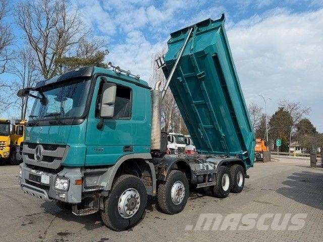 Mercedes-Benz ACTROS 4144 MP3 8X6 , KIPPER CARNEHL MULDA شاحنات قلابة
