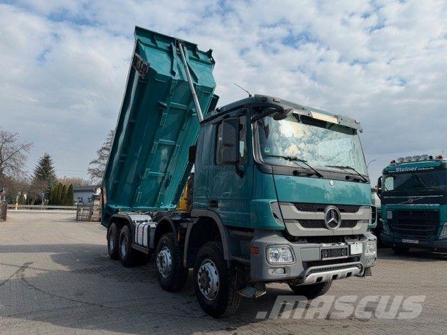 Mercedes-Benz ACTROS 4144 MP3 8X6 , KIPPER CARNEHL MULDA شاحنات قلابة