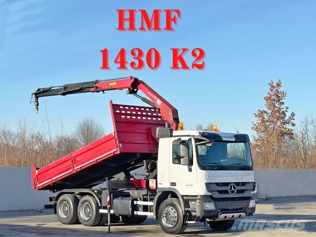 Mercedes-Benz ACTROS 2636* KIPPER 5,25 + BORDMATIC / 6x4 Tipper trucks