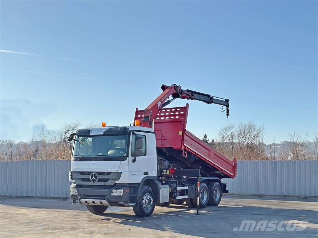 Mercedes-Benz ACTROS 2636* KIPPER 5,25 + BORDMATIC / 6x4 Tipper trucks