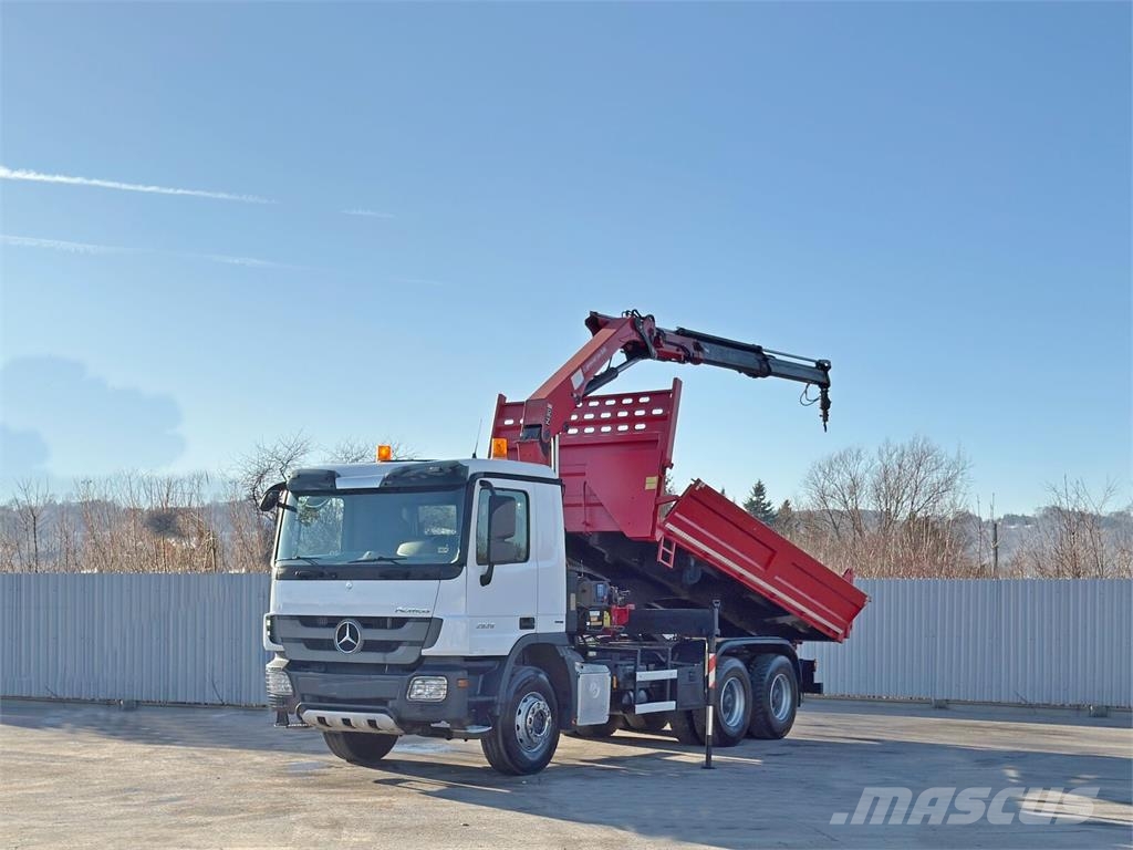 Mercedes-Benz ACTROS 2636* KIPPER 5,25 + BORDMATIC / 6x4 Tipper trucks
