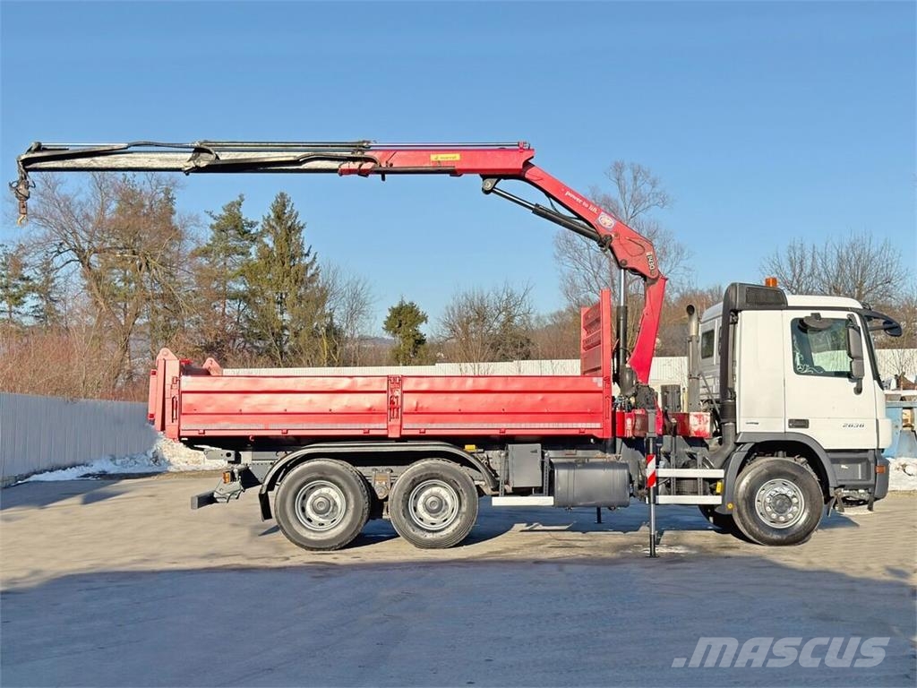 Mercedes-Benz ACTROS 2636* KIPPER 5,25 + BORDMATIC / 6x4 Tipper trucks