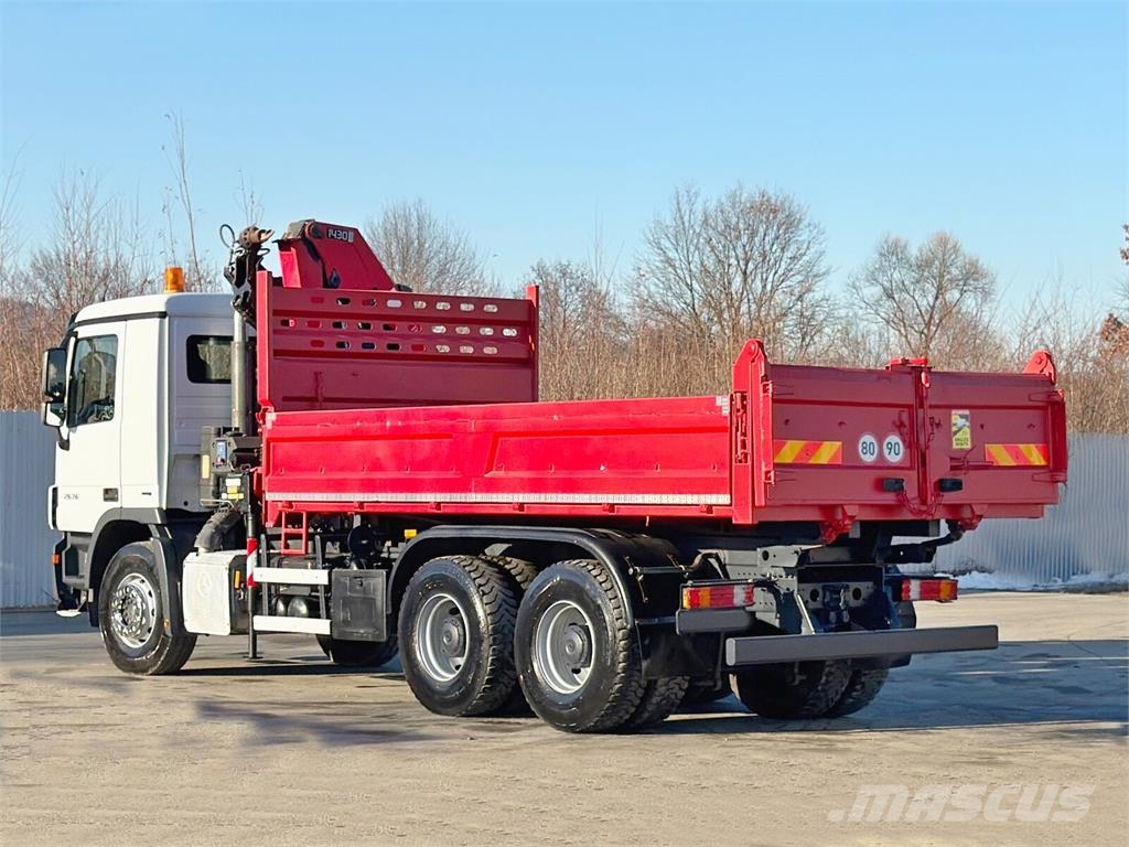Mercedes-Benz ACTROS 2636* KIPPER 5,25 + BORDMATIC / 6x4 Tipper trucks