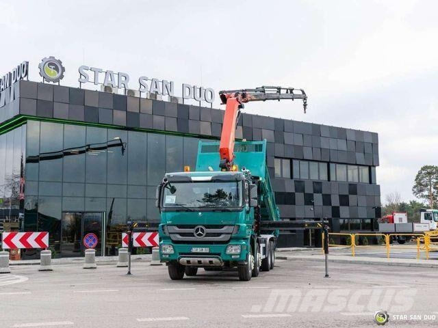 Mercedes-Benz ACTROS 4151 8x4 Palfinger PK 30002 K Crane Tipp شاحنات قلابة
